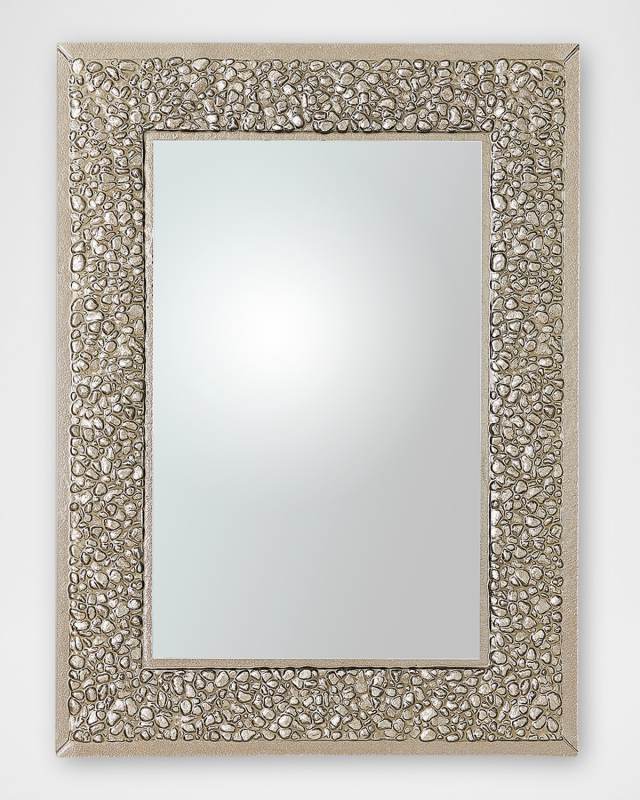 Golden Stone Wall Mirror, 60"